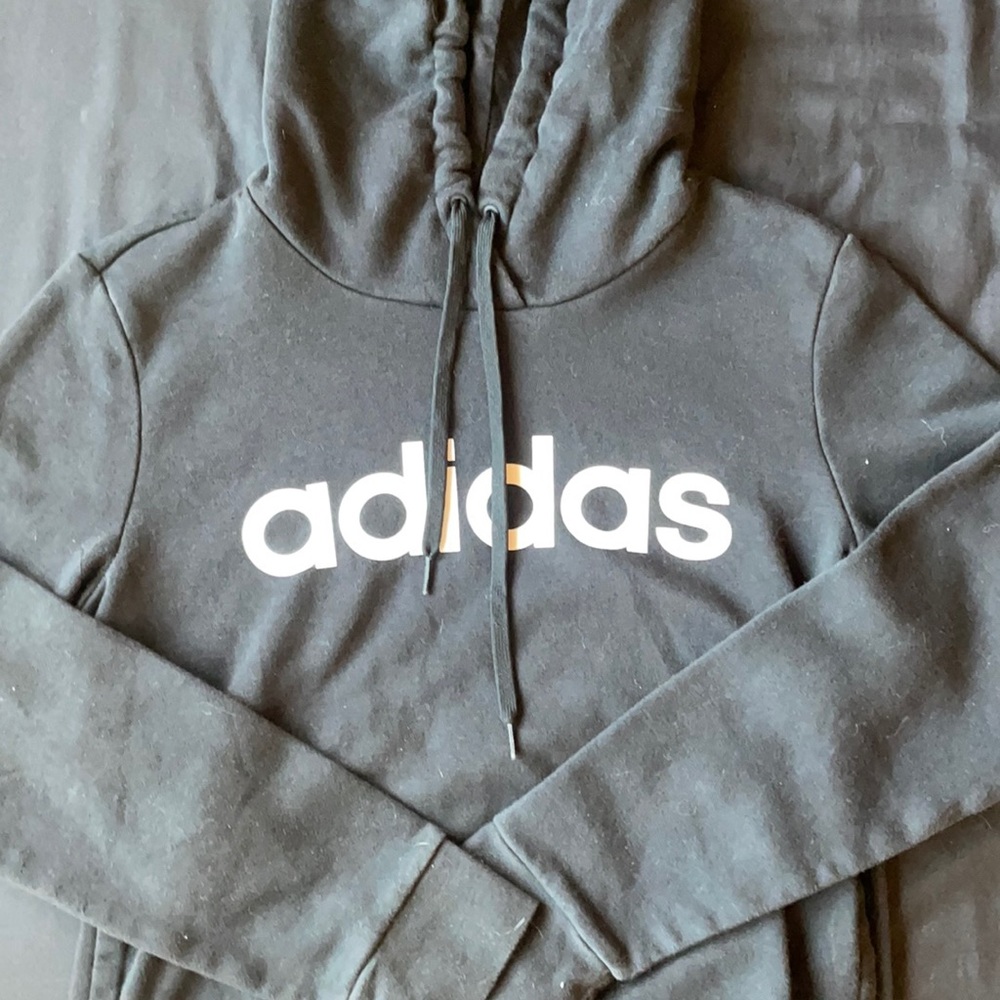 black adidas hoodie